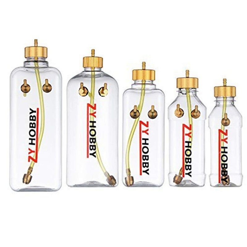 ZYHOBBY RC Engine Gas Fuel Tank 500ml ZYHOBBY RC Transparent Fuel BottleModel Airplane Gas Tank 145 X 64mm Shipped from US Warehouse - Image 2