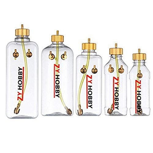 ZYHOBBY RC Engine Gas Fuel Tank 500ml ZYHOBBY RC Transparent Fuel BottleModel Airplane Gas Tank 145 X 64mm Shipped from US Warehouse - Image 1