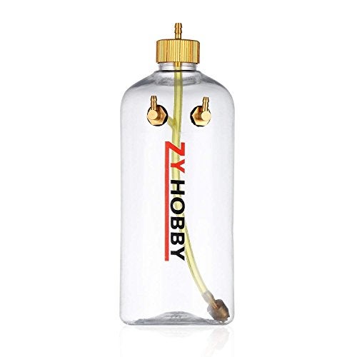 ZYHOBBY RC Engine Gas Fuel Tank 500ml ZYHOBBY RC Transparent Fuel BottleModel Airplane Gas Tank 145 X 64mm Shipped from US Warehouse - Image 3