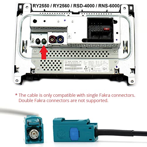 TheCoolCube محول كاميرا عكسية TheCoolCube من فاكرا إلى RCA كابل ركن عكسي متوافق مع بنز A/B/C/CL/CLC/CLS/E/GL/M/R/SL/SLK/SLR وفولفو S90/S80/S40 V30 V40 V50/S60/V60/XC90/XC60/XC70 - Image 5