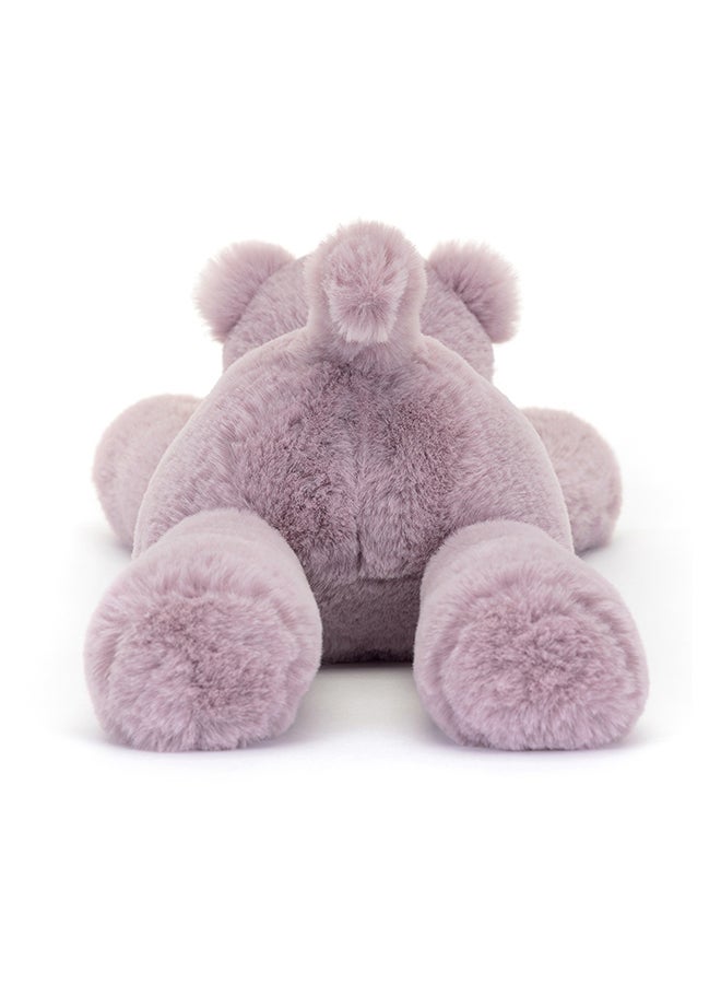 Jellycat Smudge Hippo Plush Toy 13cm – Ultra Soft Hippo Stuffed Animal with Floppy Body, Cuddly Mini Teddy for Babies, Kids & Collectors, Perfect Gift and Nursery Companion - Image 3