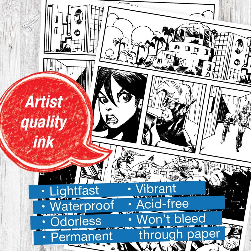 Faber-Castell PITT Artist Pen Manga Drawing Set 167132 - Image 4