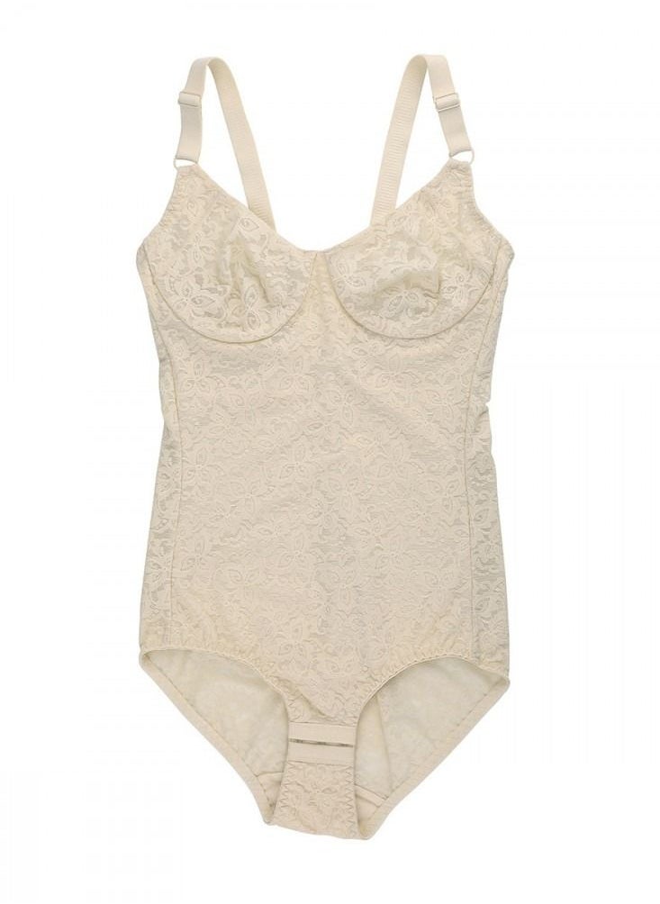 Generic - Sheer Lace One-Piece Body Shaping Corset - Image 1