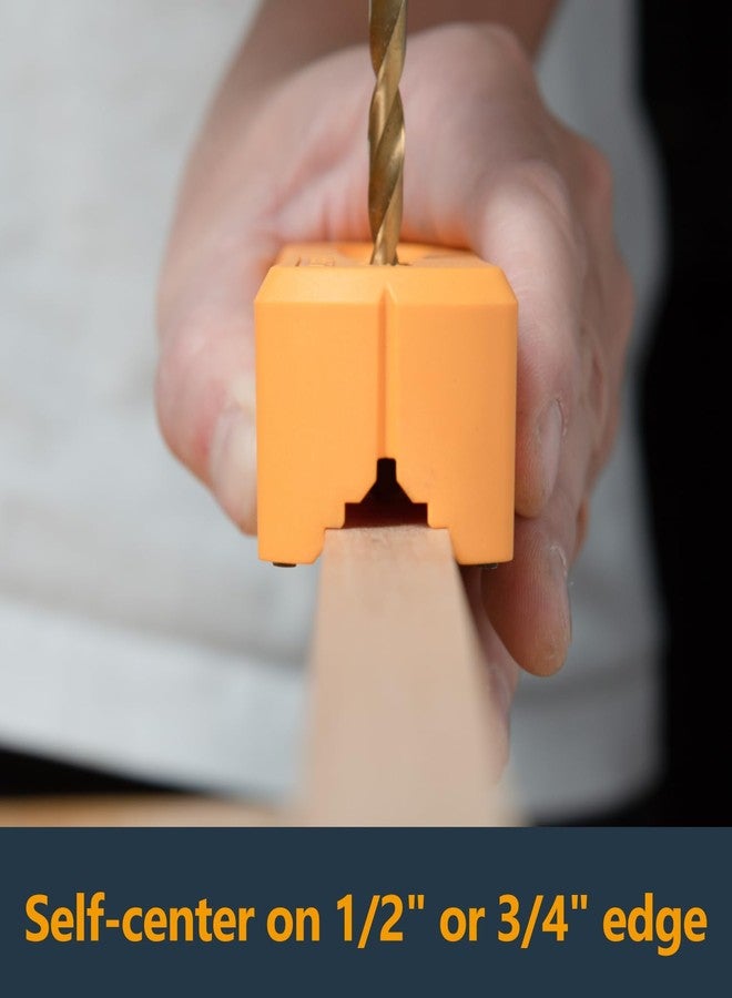 باورتيك دليل حفر POWERTEC - كتلة مثقاب متعددة الوظائف مع 6 أحجام شائعة لرؤوس المثقاب - لحفر ثقوب مستقيمة، أداة نجارة، عبوة واحدة (71971V) - Image 4