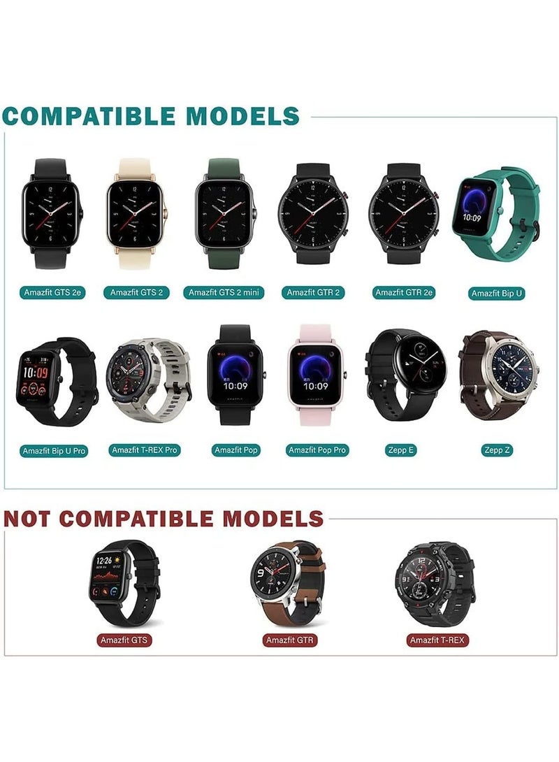 手表充电器、手表USB充电线、智能手表配件，适用于Amazfit GTR 2、GTR 2e、GTR 2 eSIM、GTS 2 Mini、GTS 2e、BIP U、BIP U-Pro、Pop Pro、Zepp E、Zepp Z、T-Rex Pro - Image 3