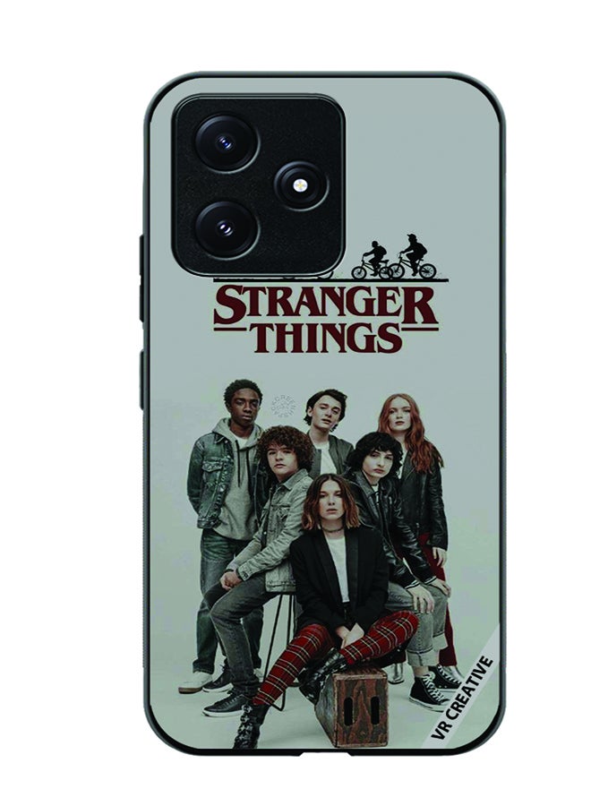 VR CREATIVE Protective Case Cover For Xiaomi Poco M6 Pro 5G Strangers Thing Design Multicolour - Image 1