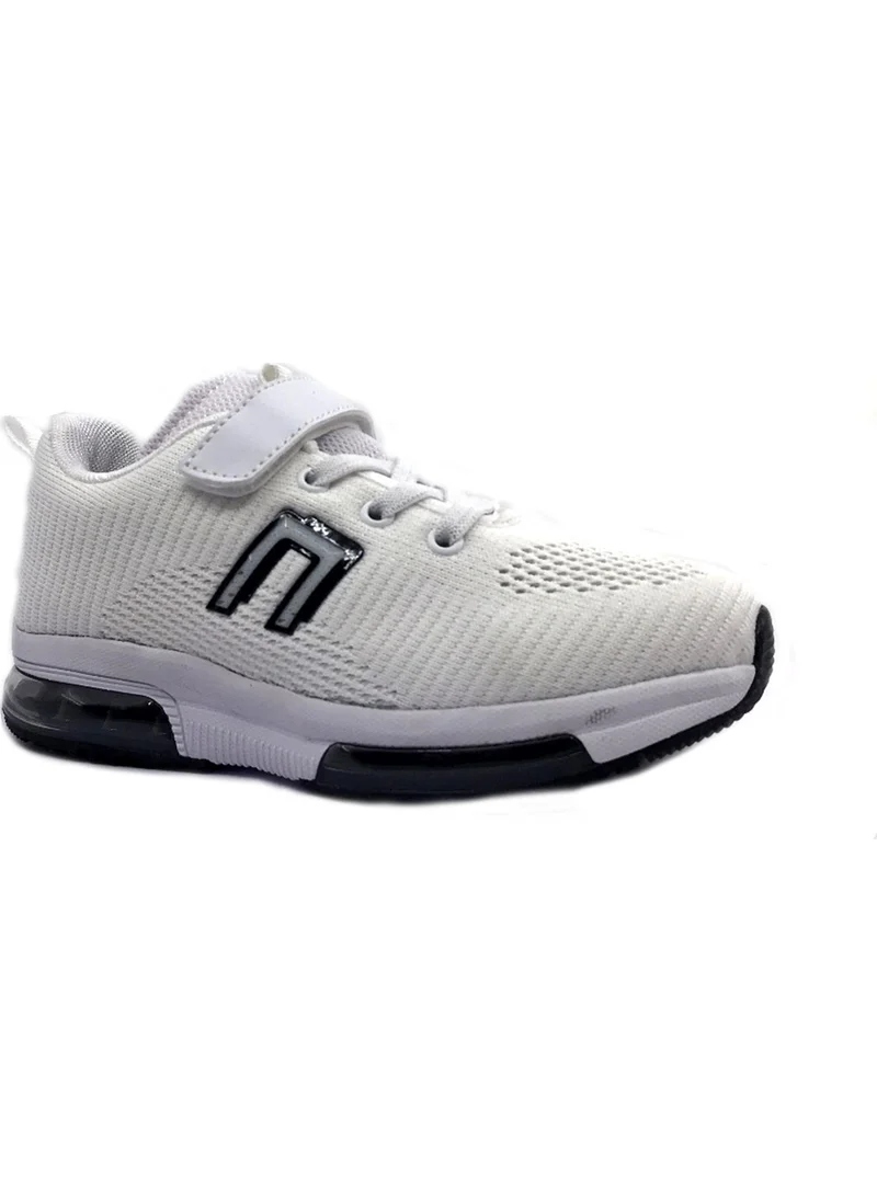 Cool Air Sole White Casual Unisex Kids Sports Shoes