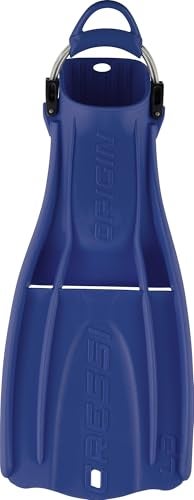 Cressi Origin LD Adjustable Open Heel Fins Blue LXL - Image 3