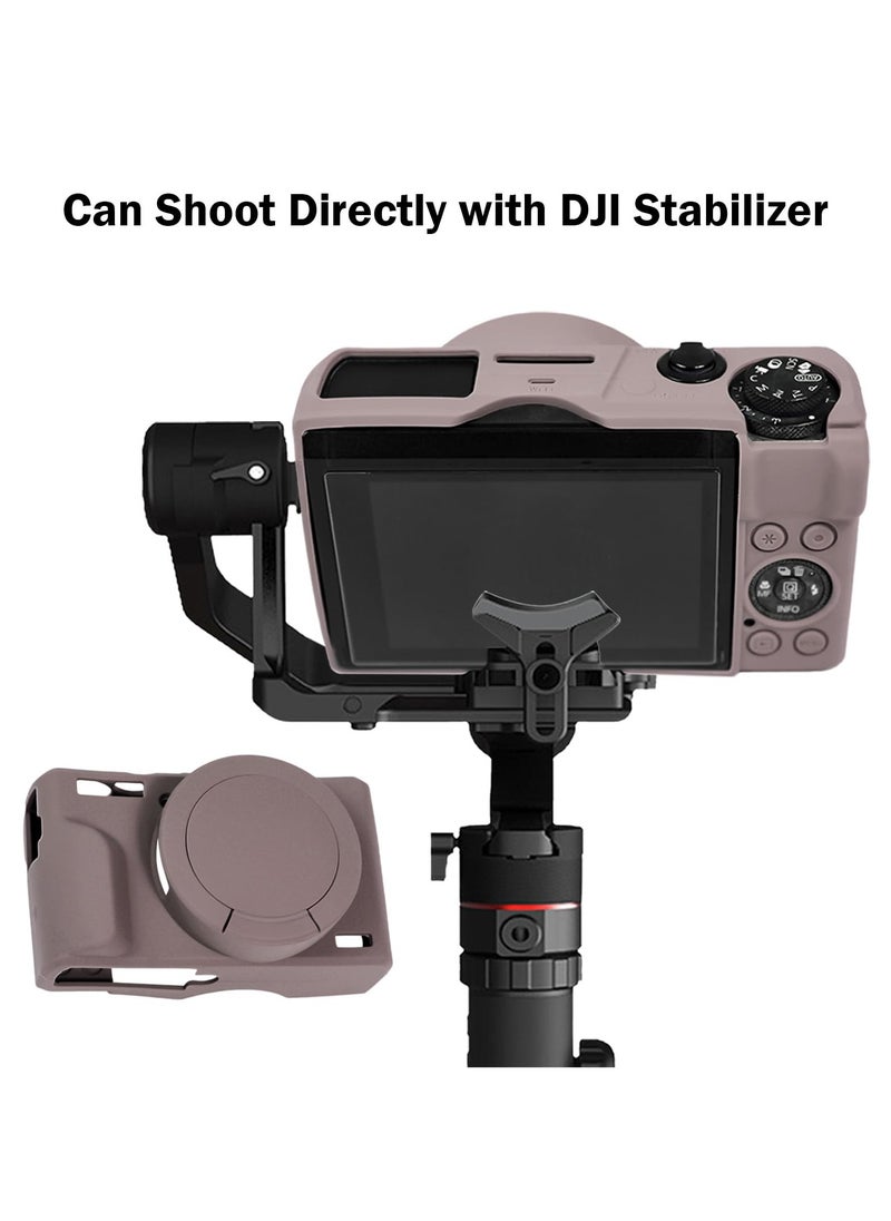Generic - Case for Canon Powershot G7 X Mark III Digital Camera Soft Silicone Protective Cover with Removable Lens Cover for Canon Powershot G7X Mark III DSLR Camera (Tiffany Pink) - Image 1