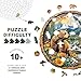 Purdicra Wooden Puzzles for Adults Majestic Bear Jigsaw Puzzles with Unique Animal Shape Wood Challenging Puzzles Ideal for Adults Christmas Birthday Gifts for Family Puzzle Game Lovers 134x13 290pcs - Image 4