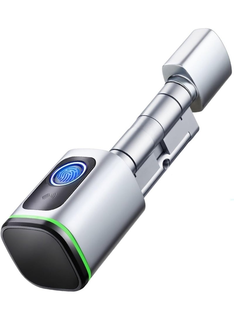 TUYA High Convenience Smart Home Security Door Lock, DIY, Cylinder Core Electronic Housekeeper App Keeper, IC Card Fingerprint Lock Unlock, Auto Lock Function, Energy Saving, Prevent Tampering - Image 1