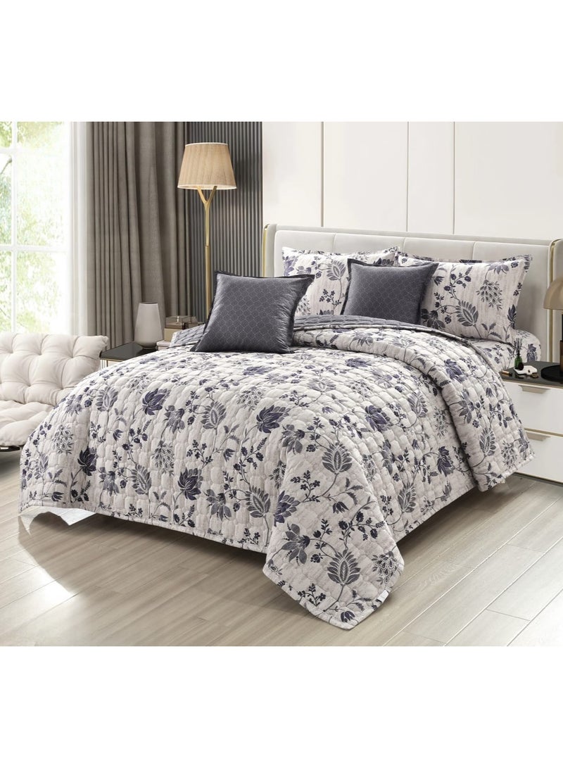 مون طقم لحاف نفرين مفرش مكون من 6 قطع بوليستر 250 في 230سم - Image 1