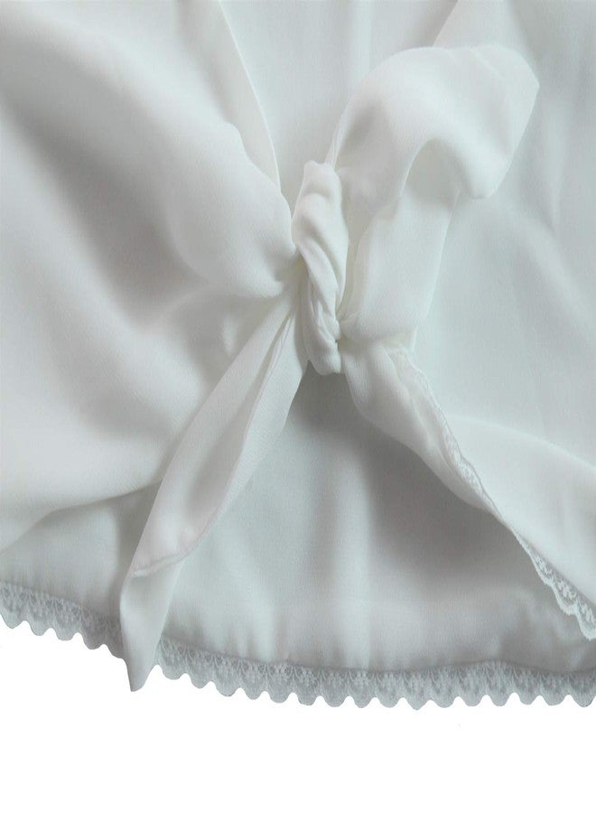 Making Believe Girls Creamy White Colonial Pilgrim Shawl Costume Accessory - Image 3