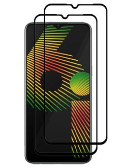 CATANES 2 Pack For Realme 6i Screen Protector Tempered Glass Full Glue Back  - Image 2