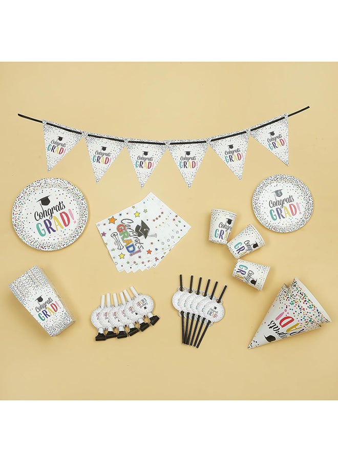 7-Inch GRADUATION Party Plates (Pack of 10) Ideal for Party, Celebration, Decoration, Theme, Graduation  - Image 2