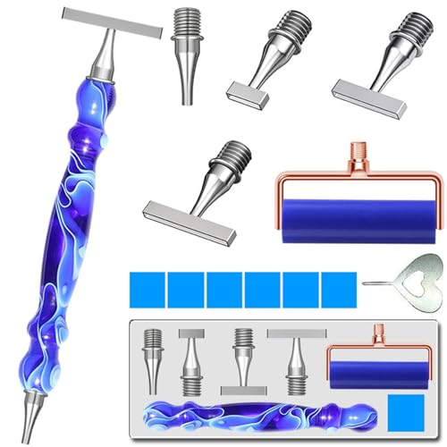 LEIYULY 13 PCS Thin Diamond Art Pens Ergonomic Diamond Art Accessories - Image 1