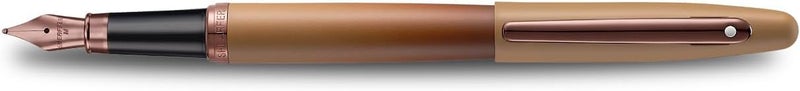 Sheaffer VFM 9428 Coffee Edition Matt Brown Fountain Pen with Regal Brown PVD Signature Trims and White Dot of excellence - Fine Point - Image 4