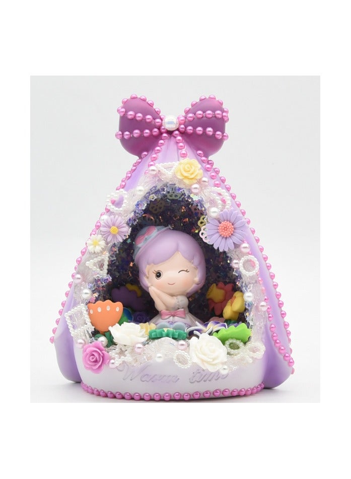 Children's Handmade DIY Material Bag, Sleeping Shell Lamp Ornament, Puzzle Toy 
