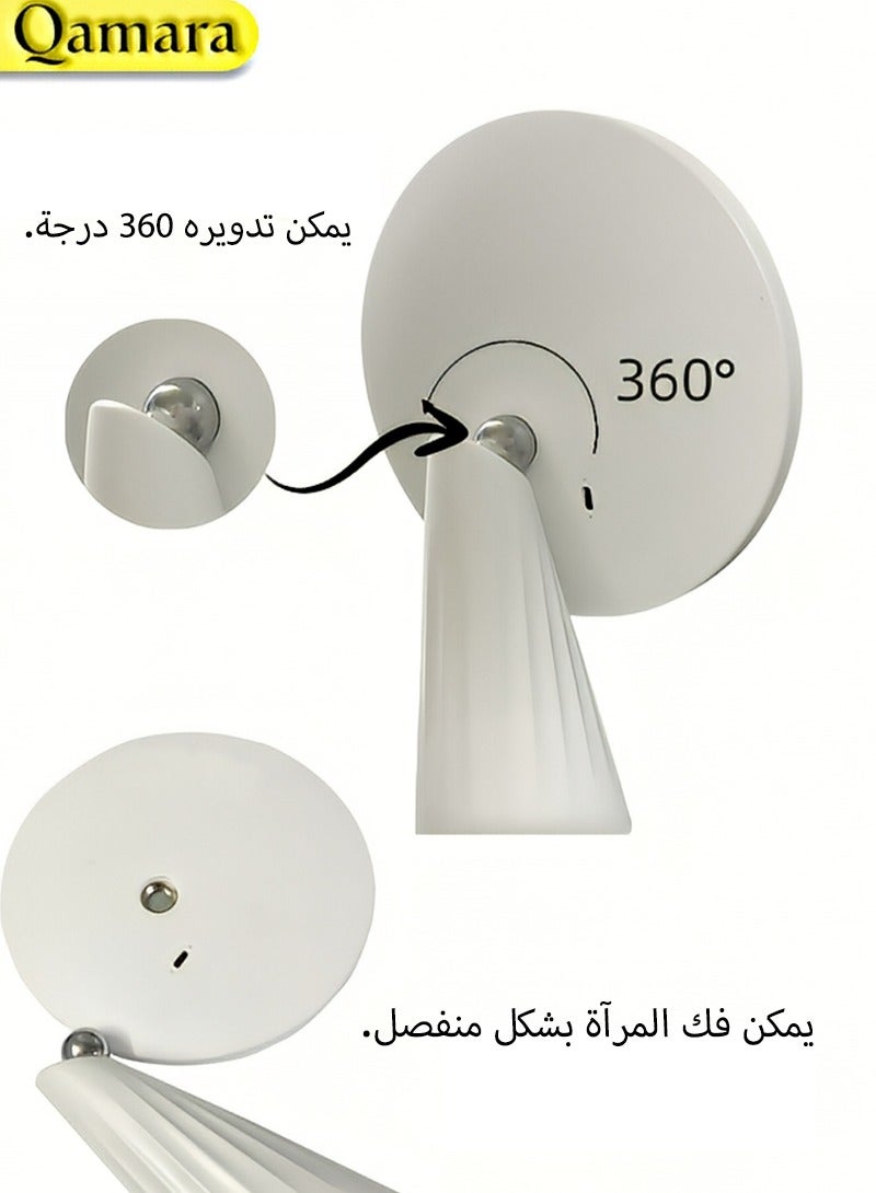  قمرة مرآة مكياج مع إضاءة LED، مرآة مكياج حصرية للفتيات. - Image 3