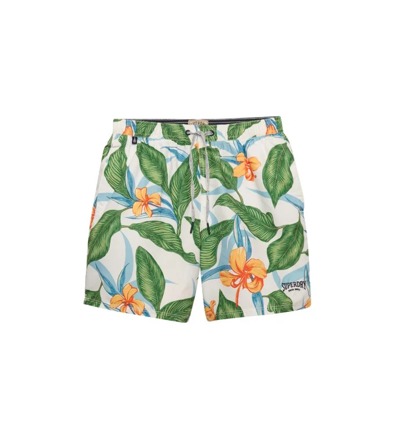سوبر دراي Hawaiian Print 16-inch Swim Shorts