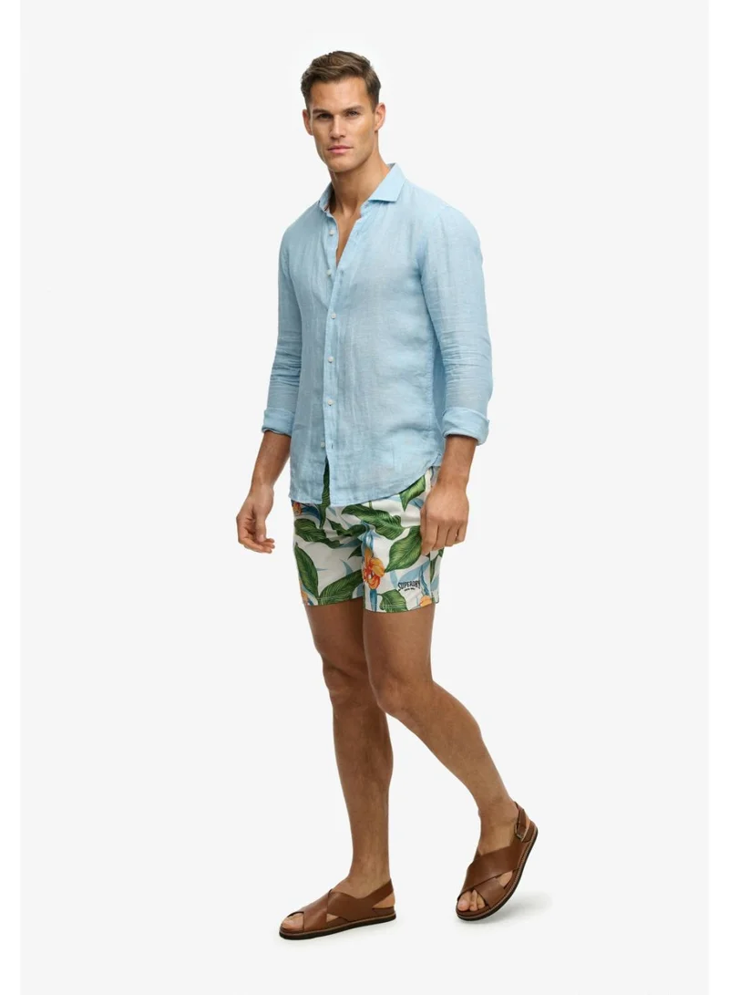 Superdry  Hawaiian Print 16-inch Swim Shorts for Men | Best Price UAE