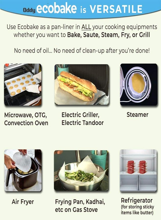 Oddy Uniwraps Ecoback for Baking 'N' Cooking Paper - 380Mm X 20Mtrs, White, Standard - Image 5