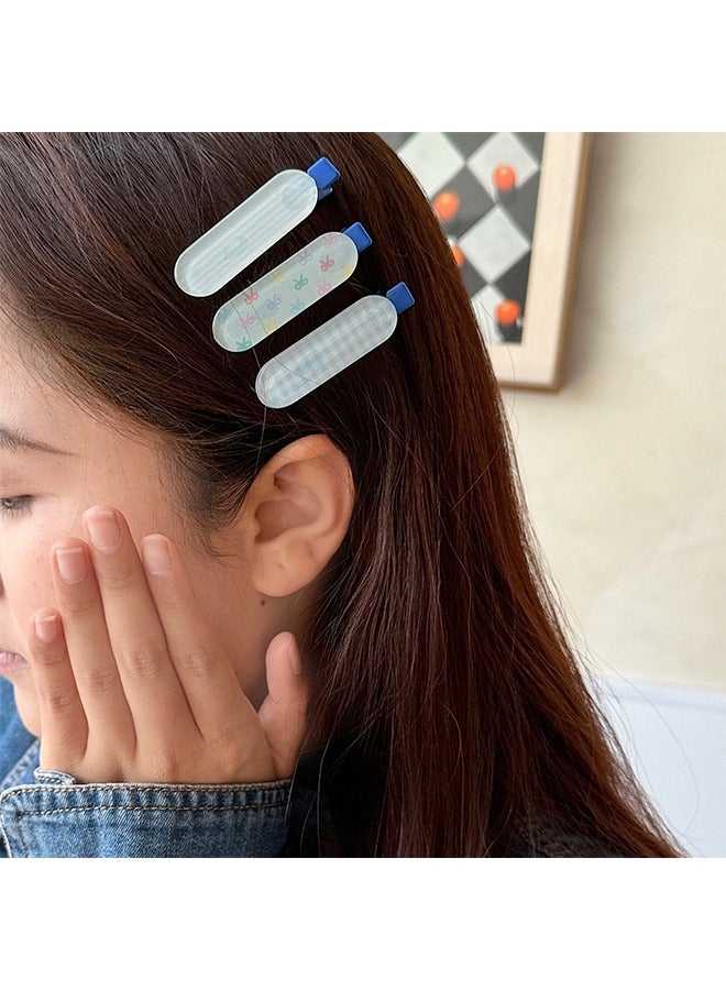 Summer Dopamine style Hair Clips Set 12 Pcs, Multi Purpose Non Slip Hair Clips, Flat Hair Clips Set for Women & Girls (Colorful) - Image 3