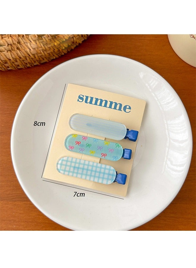 Summer Dopamine style Hair Clips Set 12 Pcs, Multi Purpose Non Slip Hair Clips, Flat Hair Clips Set for Women & Girls (Colorful) - Image 5