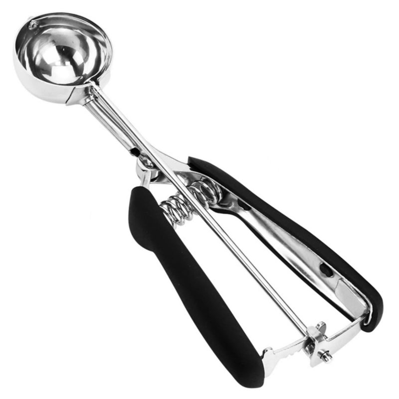 OSHLANT Ice Cream Scoop  18/8 Stainless Steel Cookie Scoop  Cookie Scoops For Baking  2 Tbsp/ 30 Ml/ 1 Oz Cookie Dough Scoop  Ice Cream Scooper With Trigger Release  Cookie Scooper For Baking  Cupcake Scoop - Image 1