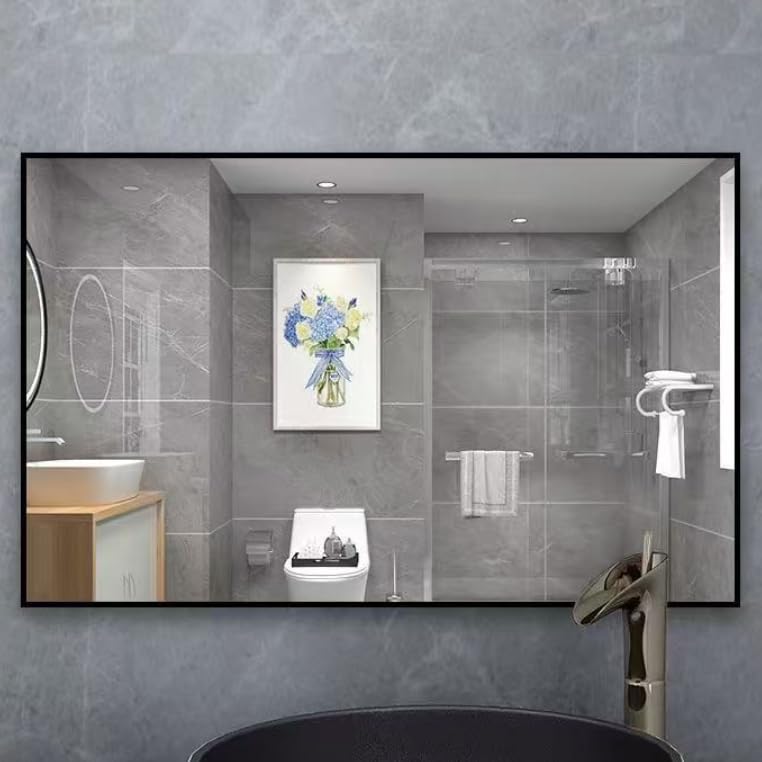 SICCOMA Black Mirror Border Peel and Stick Molding Trim Flexible Self Adhesive Wall Trim Decorative Mirror Trim for Border, TV, Wall, Mirror, Door, Backsplash, Wardrobe, Gap Sealing (1/2 in X 16.4 FT, Black) - Image 2