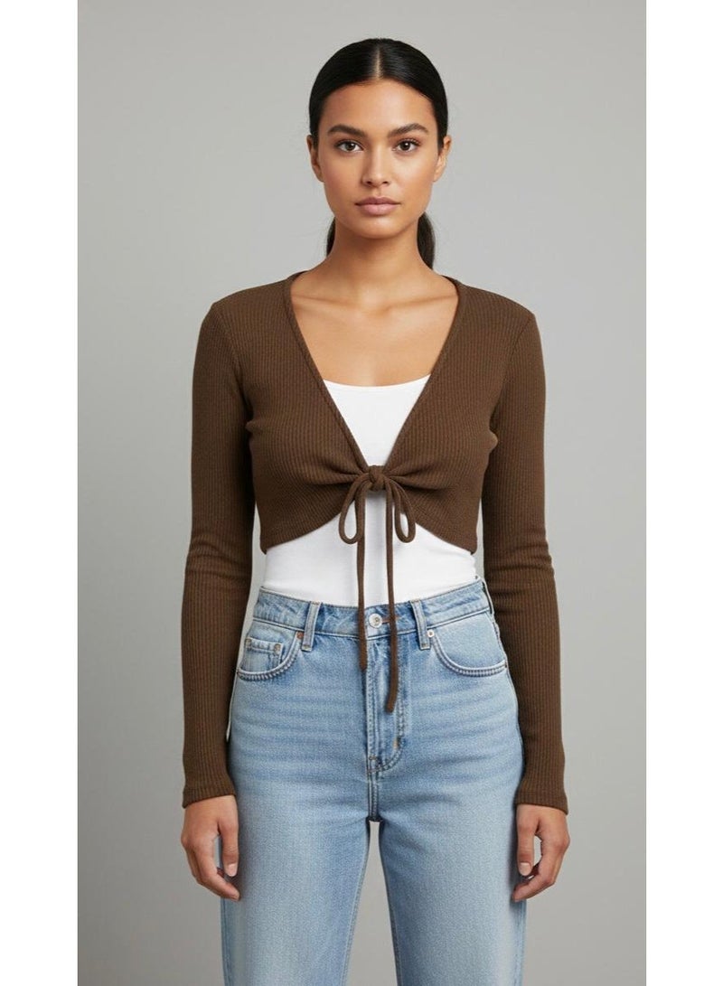 Don't Call Me Jennyfer Front Crop Cardigan - Image 1