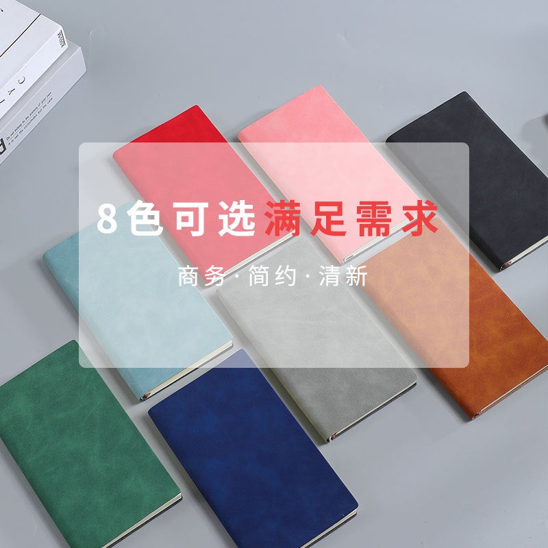 Notebook A5 Thickeneded Notepad Retro Soft Leather Exquisite A6 Notebook Meeting Minutes Book Can Print Logo - Image 4