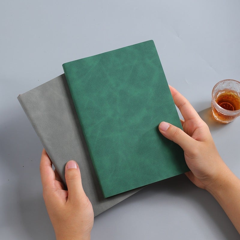 Notebook A5 Thickeneded Notepad Retro Soft Leather Exquisite A6 Notebook Meeting Minutes Book Can Print Logo - Image 2