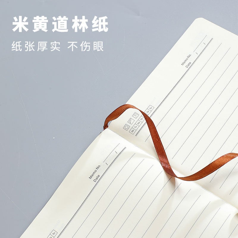 Notebook A5 Thickeneded Notepad Retro Soft Leather Exquisite A6 Notebook Meeting Minutes Book Can Print Logo - Image 5