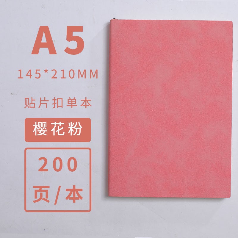 Notebook A5 Thickeneded Notepad Retro Soft Leather Exquisite A6 Notebook Meeting Minutes Book Can Print Logo - Image 1