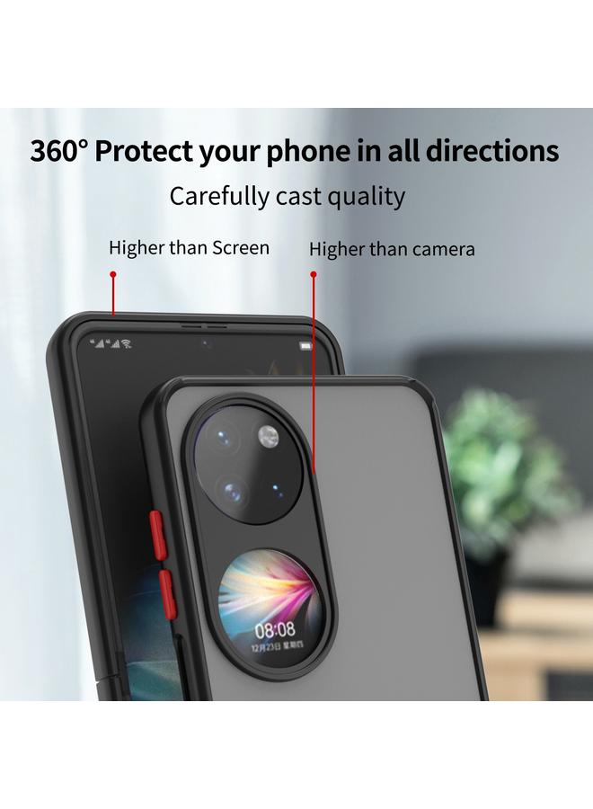 Zaboon Case For Huawei P50 Pocket Q Shadow I Ring Kickstand PC and TPU Hybrid Phone Case - Image 5