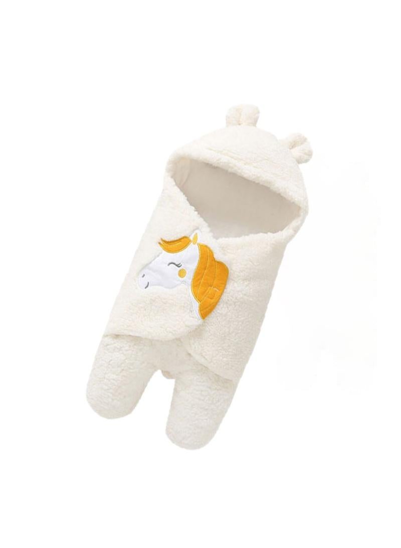 general Adjustable Soft Baby Swaddling Infant Hooded Wearable Blanket Sleeping Bag - Image 1