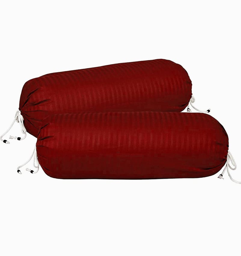 Rj Products™ Bolster Cover Set of 2 Piece Satin Stripes Standard - Image 3