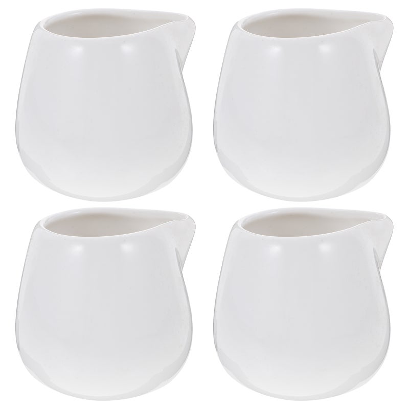 4pcs موزع الحليب موزع السيراميك إبريق إبريق إبريق موزع للمطعم - Image 4