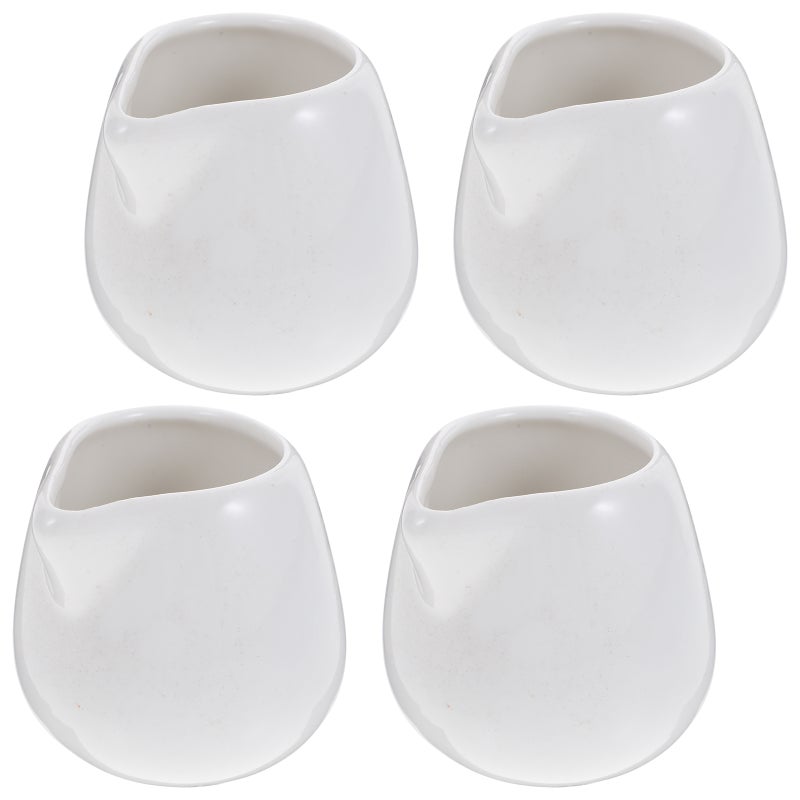 4pcs موزع الحليب موزع السيراميك إبريق إبريق إبريق موزع للمطعم - Image 1