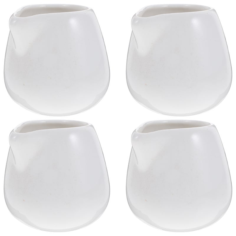 4pcs موزع الحليب موزع السيراميك إبريق إبريق إبريق موزع للمطعم - Image 3