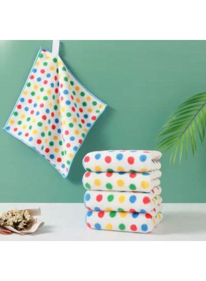 5pcs Colorful Long-Point Cleaning Cloths, Absorbent Wipes, Cleaning Rags, Hand Towels - Image 2