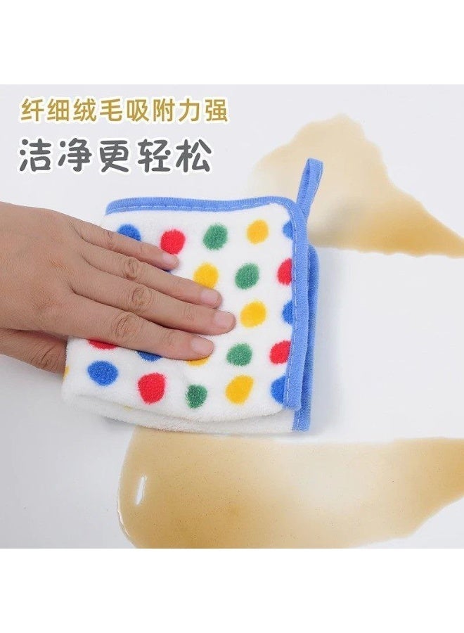 5pcs Colorful Long-Point Cleaning Cloths, Absorbent Wipes, Cleaning Rags, Hand Towels - Image 3
