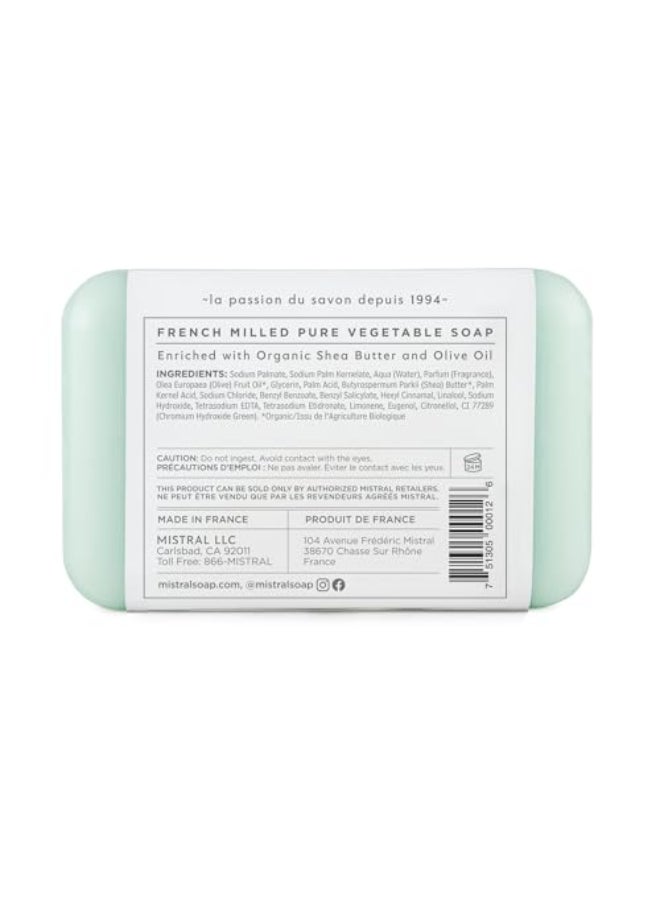 Mistral Classic French Bar Soap South Seas 7 oz TripleMilled Luxury Natural Soap with Organic Shea Butter Olive Oil LongLasting Moisturizing Body Soaps for Women Men Pack of 2 - Image 3