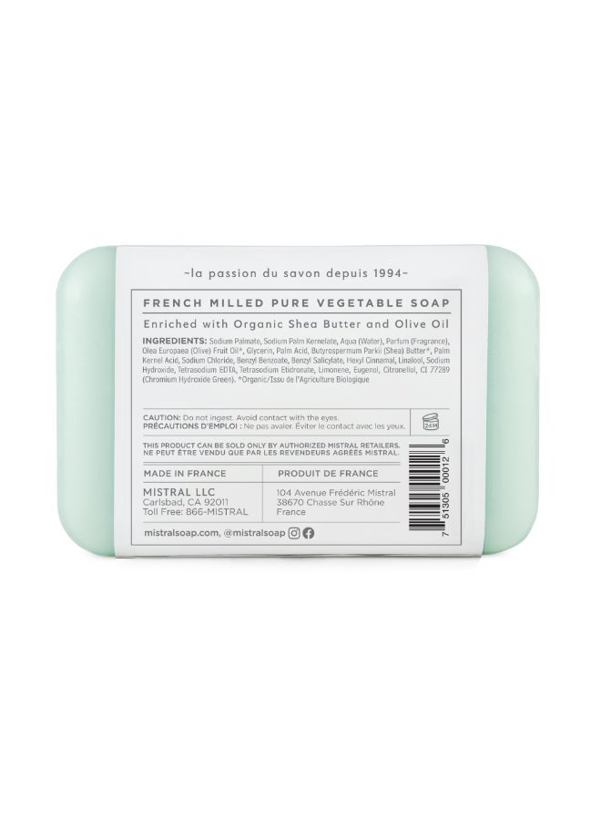 Mistral Classic French Bar Soap South Seas 7 oz TripleMilled Luxury Natural Soap with Organic Shea Butter Olive Oil LongLasting Moisturizing Body Soaps for Women Men Pack of 2 - Image 4