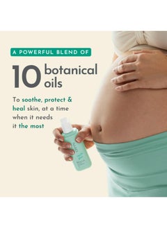 Orimii Belly Oil For Stretch Marks for Women | Belly Treatment Elixir - Boosts Elasticity & Fades Stretch Marks | Coconut Oil Blended with 9 Botanical Oils | Pregnancy & Breasfeeding Safe (100ml)  - Image 2