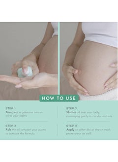 Orimii Belly Oil For Stretch Marks for Women | Belly Treatment Elixir - Boosts Elasticity & Fades Stretch Marks | Coconut Oil Blended with 9 Botanical Oils | Pregnancy & Breasfeeding Safe (100ml)  - Image 5