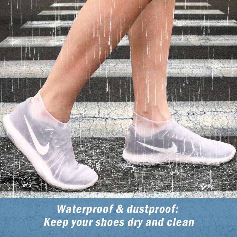LEGELITE Reusable Silicone Waterproof Shoe Covers, No-Slip Silicone Rubber Shoe Protectors for Kids,Men and Women - Image 3