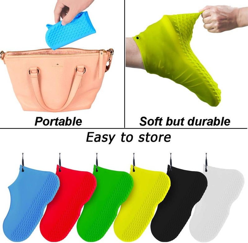 LEGELITE Reusable Silicone Waterproof Shoe Covers, No-Slip Silicone Rubber Shoe Protectors for Kids,Men and Women - Image 5