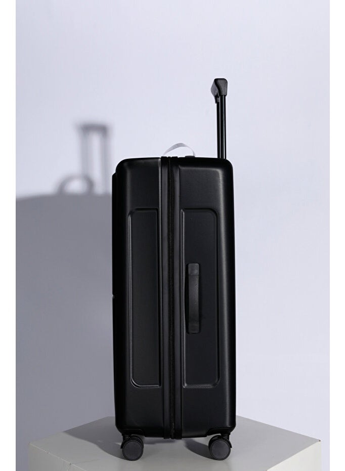 Space Luggage Set, ABS Material including Carry On Cabin Sizes, 20/24/28 Inches, Black - Image 5